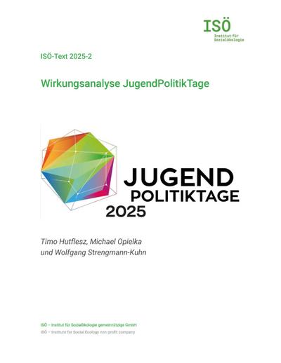 Wirkungsanalyse JugendPolitikTage