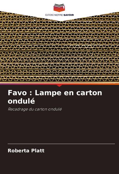Favo : Lampe en carton ondulé