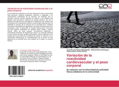 Variación de la reactividad cardiovascular y el peso corporal