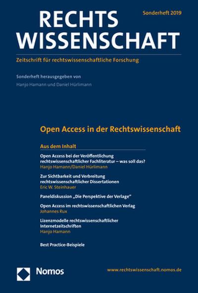 Open Access in der Rechtswissenschaft