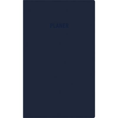 Taschenplaner blau 2026 - Bürokalender 9,5x16 cm - 64 Seiten - 1 Woche auf 1 Seite - separates Adressheft - faltbar - Notizheft - 540-1015