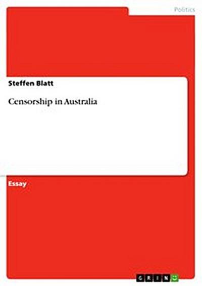 Censorship in Australia