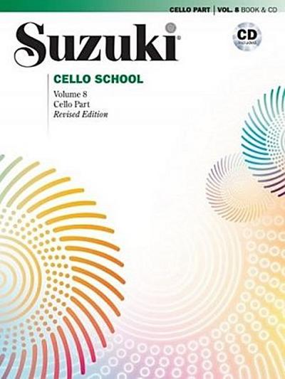 Suzuki Cello School, Vol 8: Cello Part, Book & CD