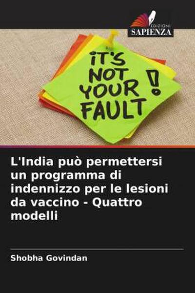 L’India può permettersi un programma di indennizzo per le lesioni da vaccino - Quattro modelli