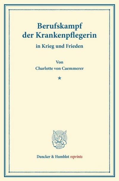 Berufskampf der Krankenpflegerin