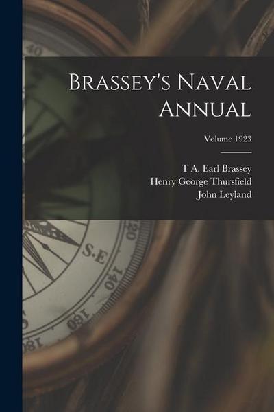 Brassey’s Naval Annual; Volume 1923