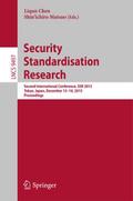 Security Standardisation Research