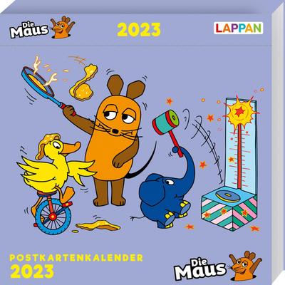 Der Kalender mit der Maus - Postkartenkalender 2023