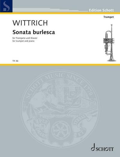 Sonata burlesca für Trompete in B und Klavier.
