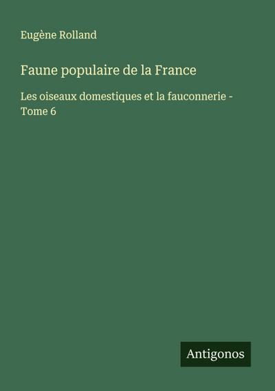 Faune populaire de la France
