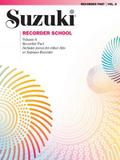 Suzuki Recorder School: Recorder Part: Includes Pi