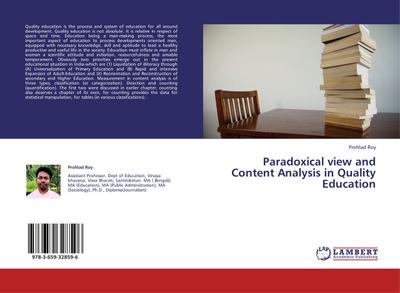 Paradoxical view and Content Analysis in Quality Education