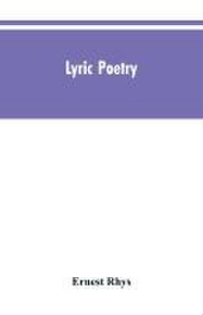 Lyric poetry