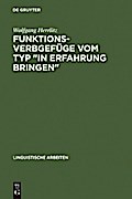 Funktionsverbgefüge vom Typ "in Erfahrung bringen"