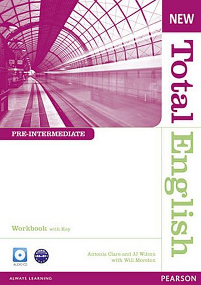 New Total English, Pre-Intermediate New Tot Eng PreInt WB + Key & CD Pk