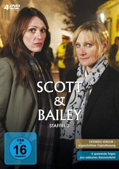 Scott & Bailey. Staffel.3, 4 DVDs