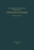 Die Operationen an den Extremitäten