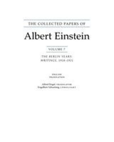 The Collected Papers of Albert Einstein, Volume 7 (English)