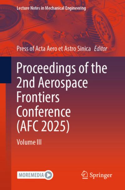 Proceedings of the 2nd Aerospace Frontiers Conference (AFC 2025)