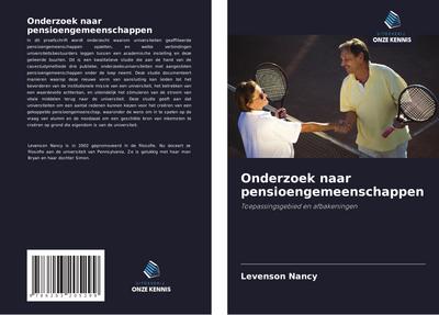 Onderzoek naar pensioengemeenschappen