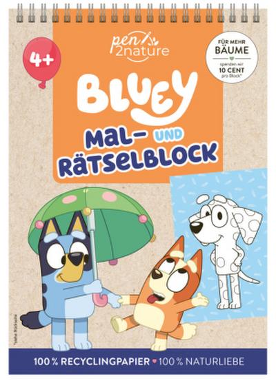 Bluey Mal- und Rätselblock