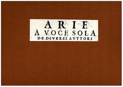 Arie e voce sola de diversi autori