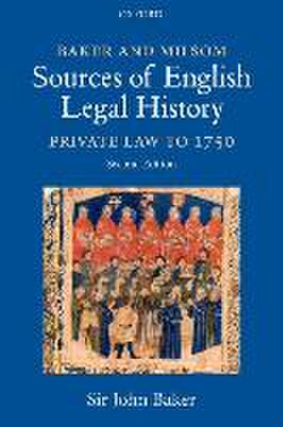 Baker and Milsom’s Sources of English Legal History