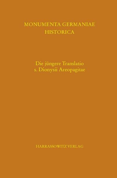 Die jüngere Translatio s. Dionysii Areopagitae