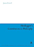 Heidegger’s Contributions to Philosophy