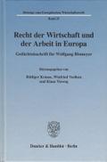 Recht der Wirtschaft und der Arbeit in Europa