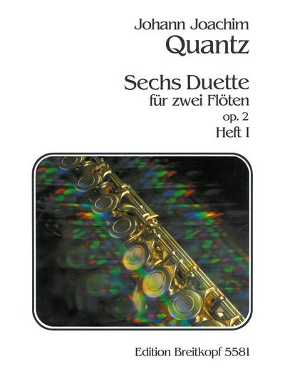 6 Duette op.2 Band 1 (Nr.1-3)für 2 Flöten