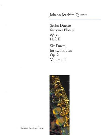 6 Duette op.2 Band 2 (Nr.4-6)für 2 Flöten