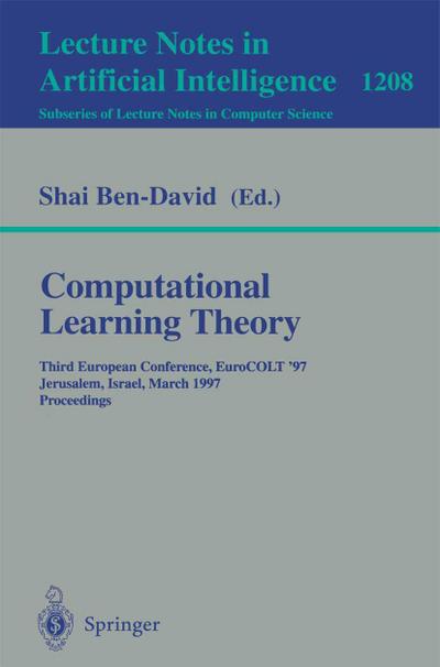 Computational Learning Theory