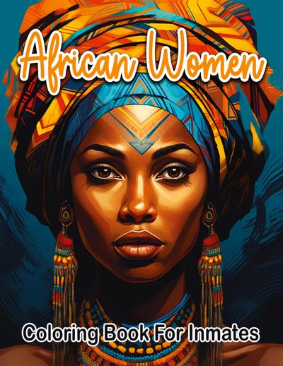 African woman coloring book for inmates