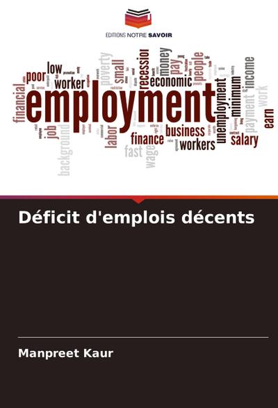 Déficit d’emplois décents