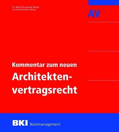 Kommentar zum neuen Architektenvertragsrecht