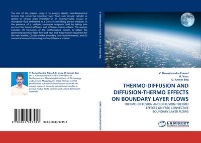 THERMO-DIFFUSION AND DIFFUSION-THERMO EFFECTS ON BOUNDARY LAYER FLOWS