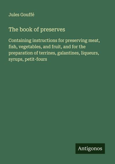 The book of preserves