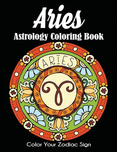 Aries Astrology Coloring Book
