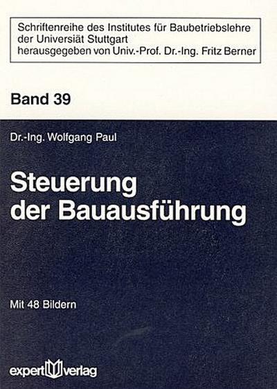 Steuerung der Bauausführung