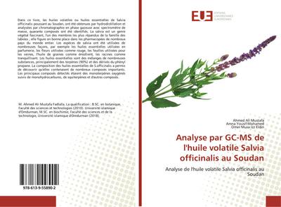 Analyse par GC-MS de l’huile volatile Salvia officinalis au Soudan