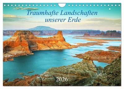 Traumhafte Landschaften unserer Erde (Wandkalender 2026 DIN A4 quer), CALVENDO Monatskalender