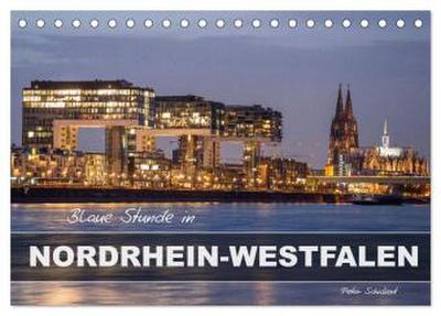 Blaue Stunde in Nordrhein-Westfalen (Tischkalender 2026 DIN A5 quer), CALVENDO Monatskalender