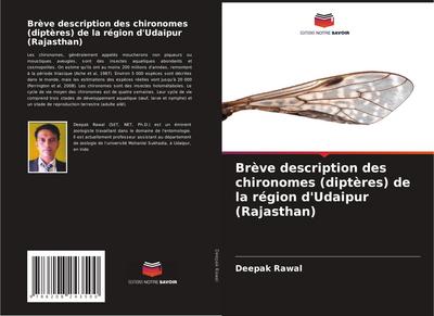 Brève description des chironomes (diptères) de la région d’Udaipur (Rajasthan)