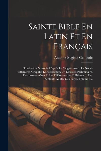 Sainte Bible En Latin Et En Français