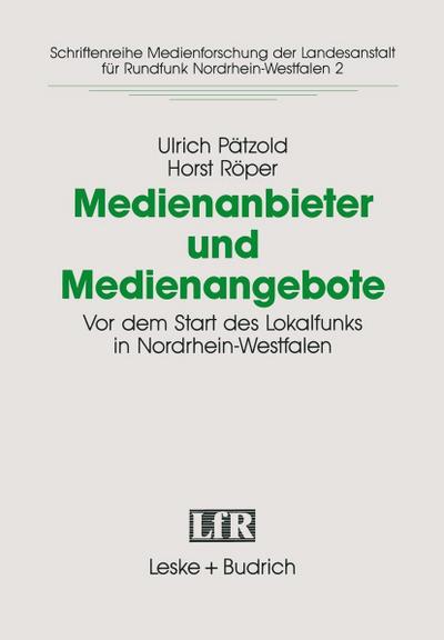 Medienanbieter und Medienangebote