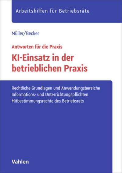 KI-Einsatz in der betrieblichen Praxis