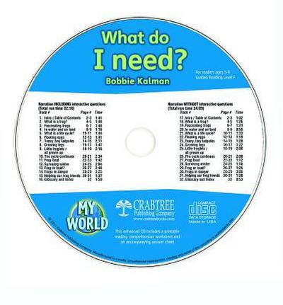 What Do I Need? - CD Only