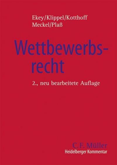 Heidelberger Kommentar zum Wettbewerbsrecht (WettbR)