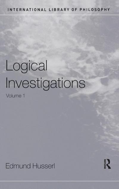 Logical Investigations Volume 1